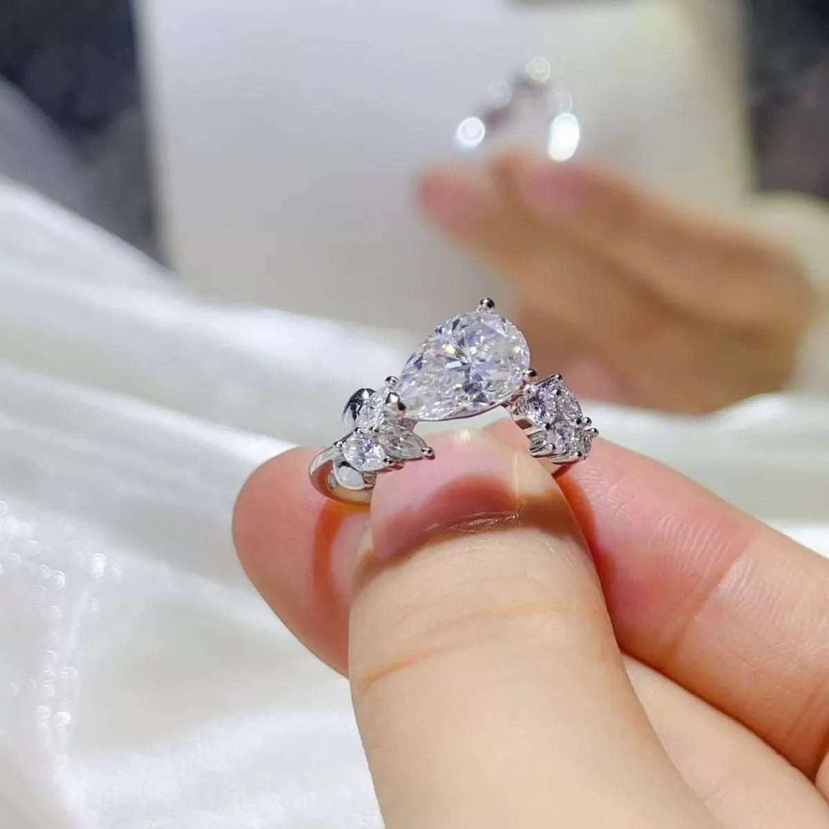3 Carat Moissanite 925 Sterling Silver Ring - GlowUp Garments