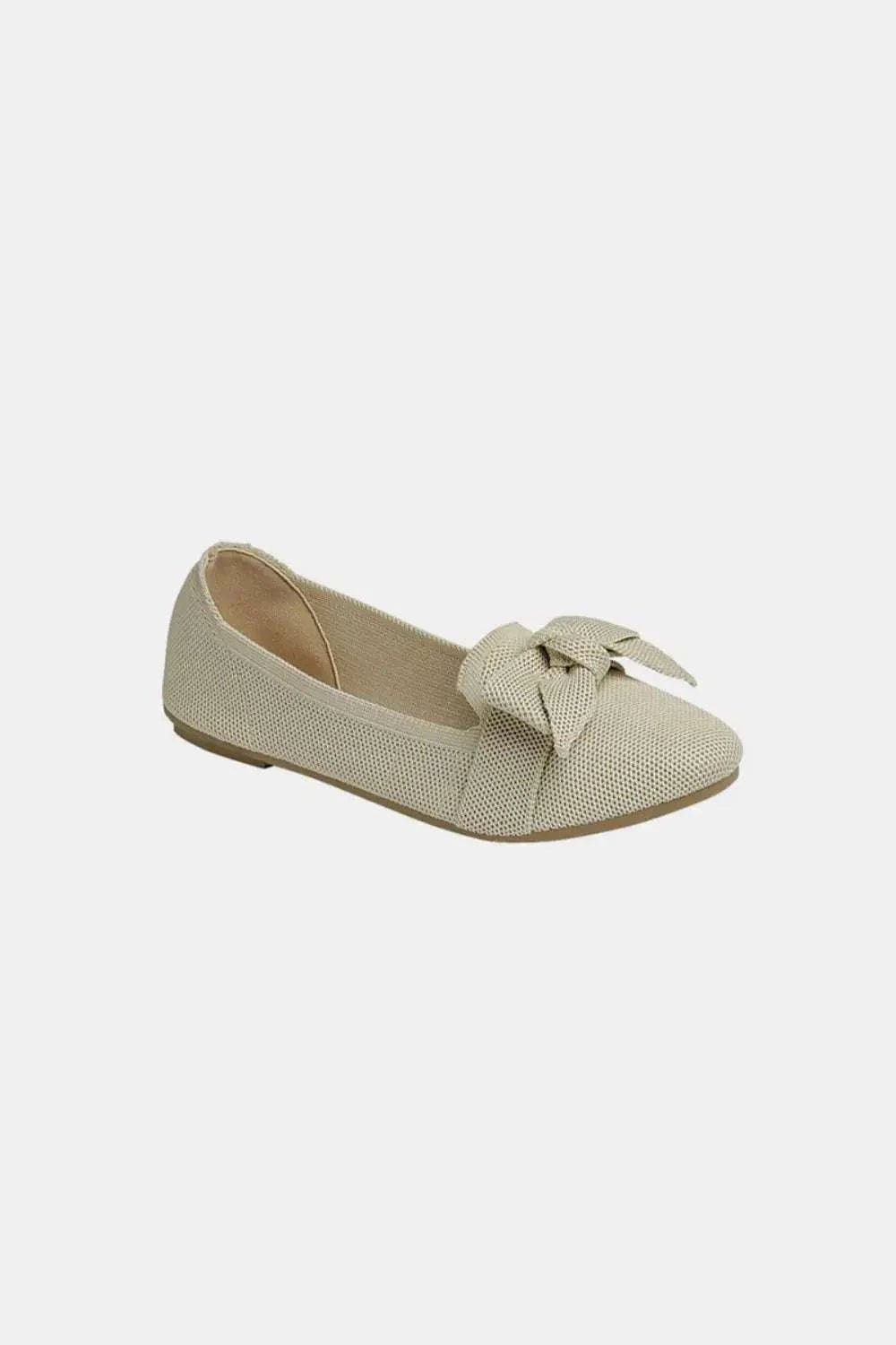 Forever Link Bow Tie Slip On Ballet Flats - GlowUp Garments