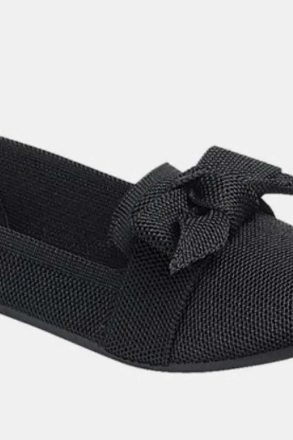 Forever Link Bow Tie Slip On Ballet Flats - GlowUp Garments