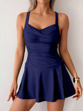 Twist Front One-Piece Swimsuit - GlowUp Garments