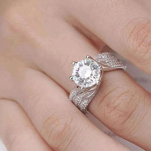 5 Carat Moissanite 925 Sterling Silver Ring