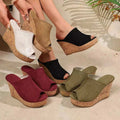 Open Toe Wedge Sandals
