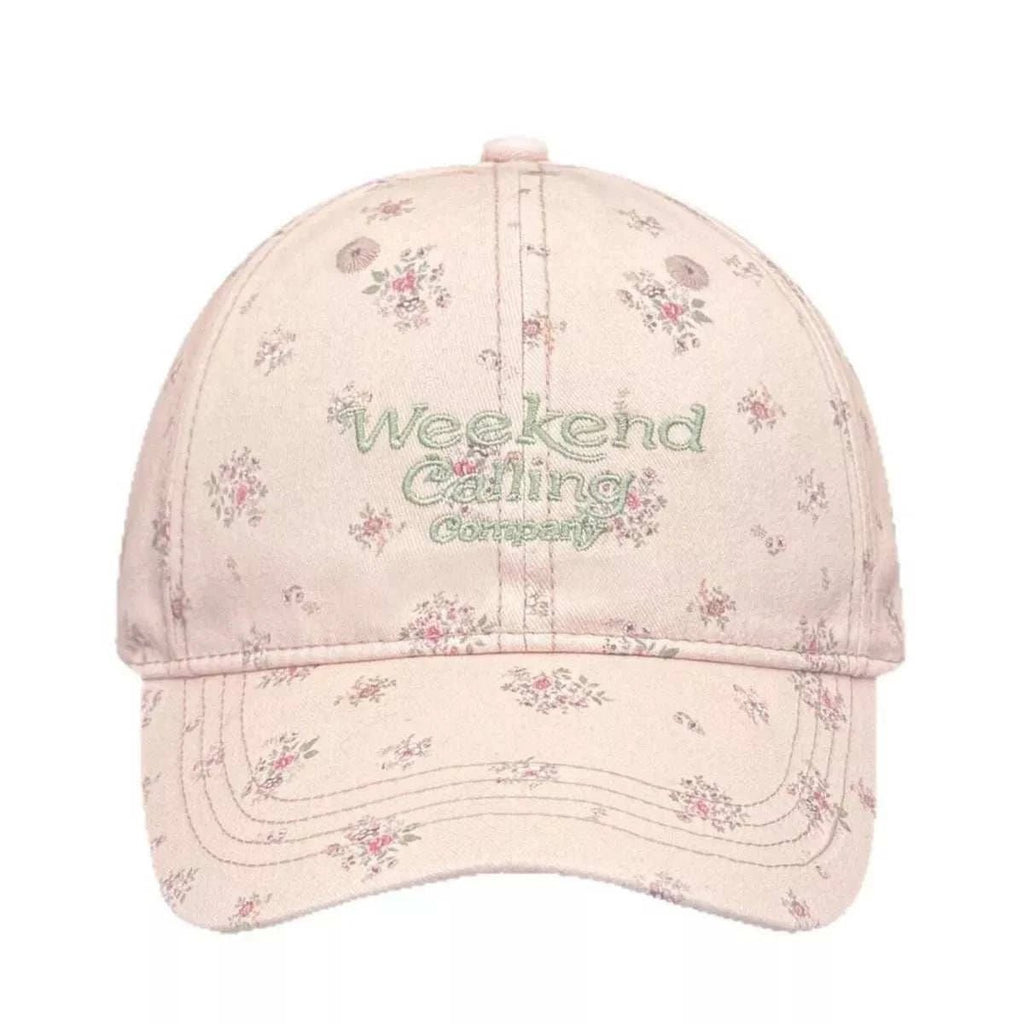 Floral Print Baseball Cap - GlowUp Garments