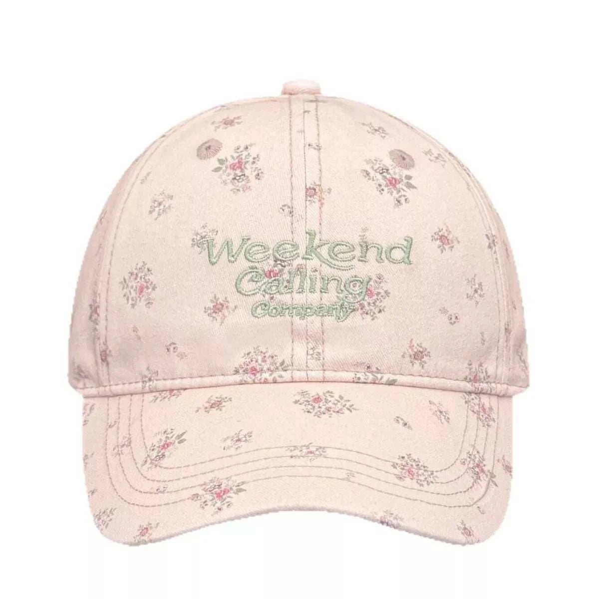 Floral Print Baseball Cap - GlowUp Garments