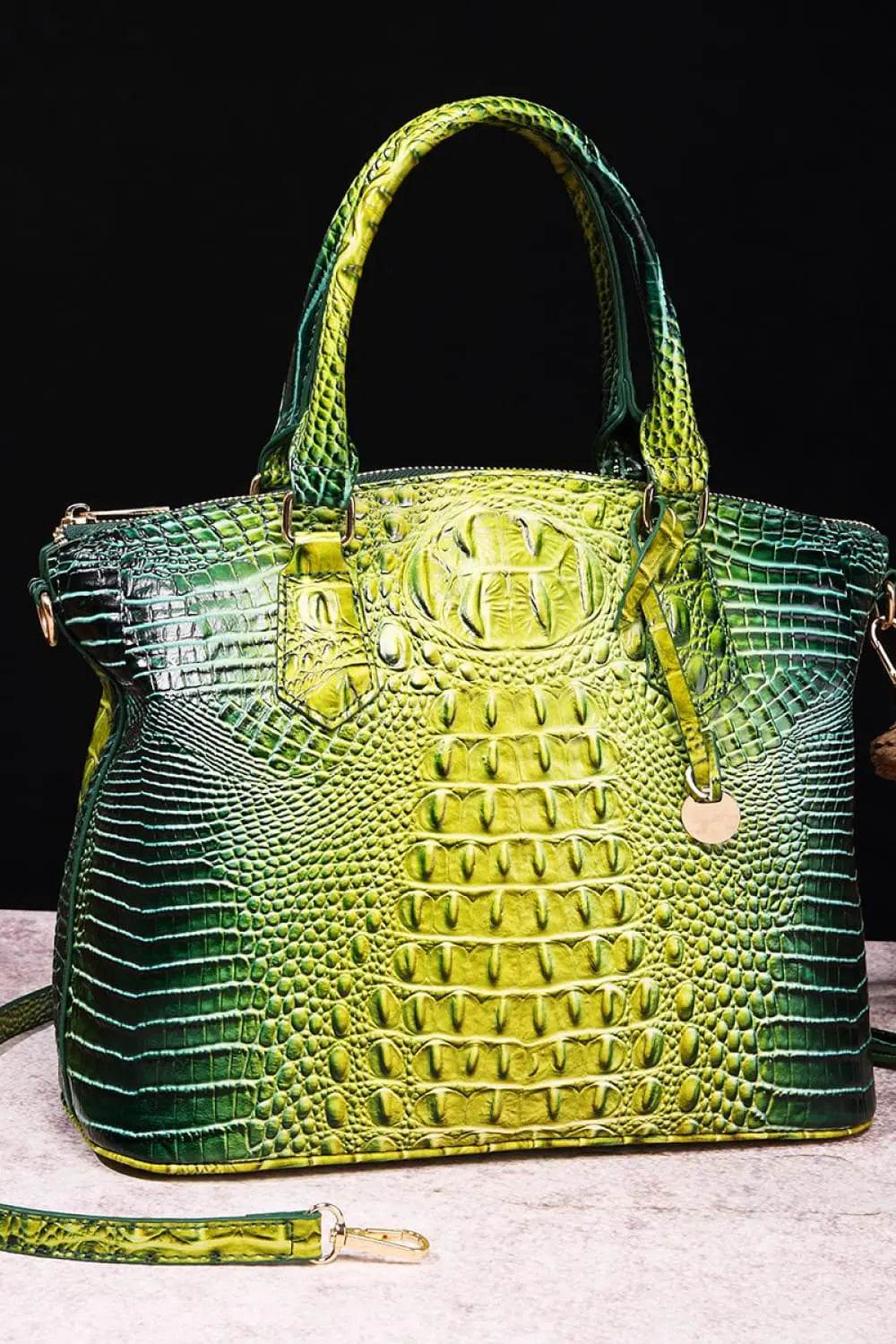 Gradient PU Leather Handbag - GlowUp Garments