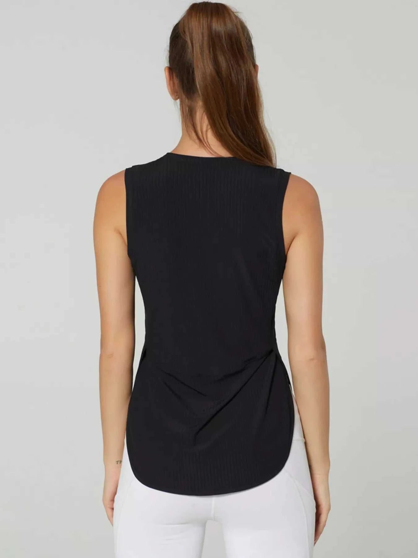 Lightweight Ribbed Active Tank - GlowUp Garments