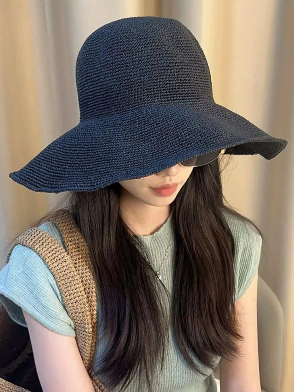 Wide Brim Sun Hat - GlowUp Garments