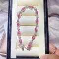 925 Sterling Silver Moissanite Bracelet - GlowUp Garments