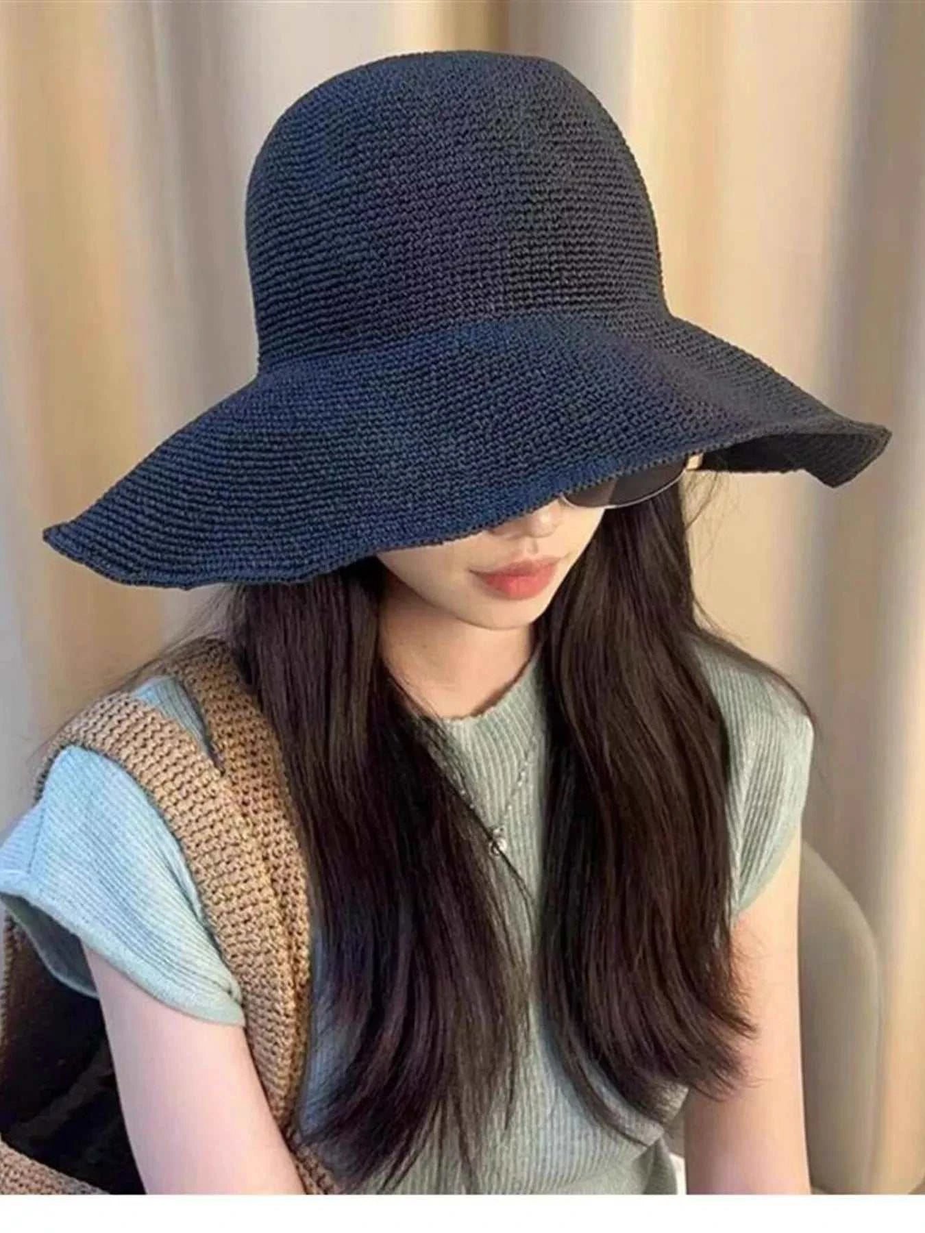 Wide Brim Sun Hat - GlowUp Garments