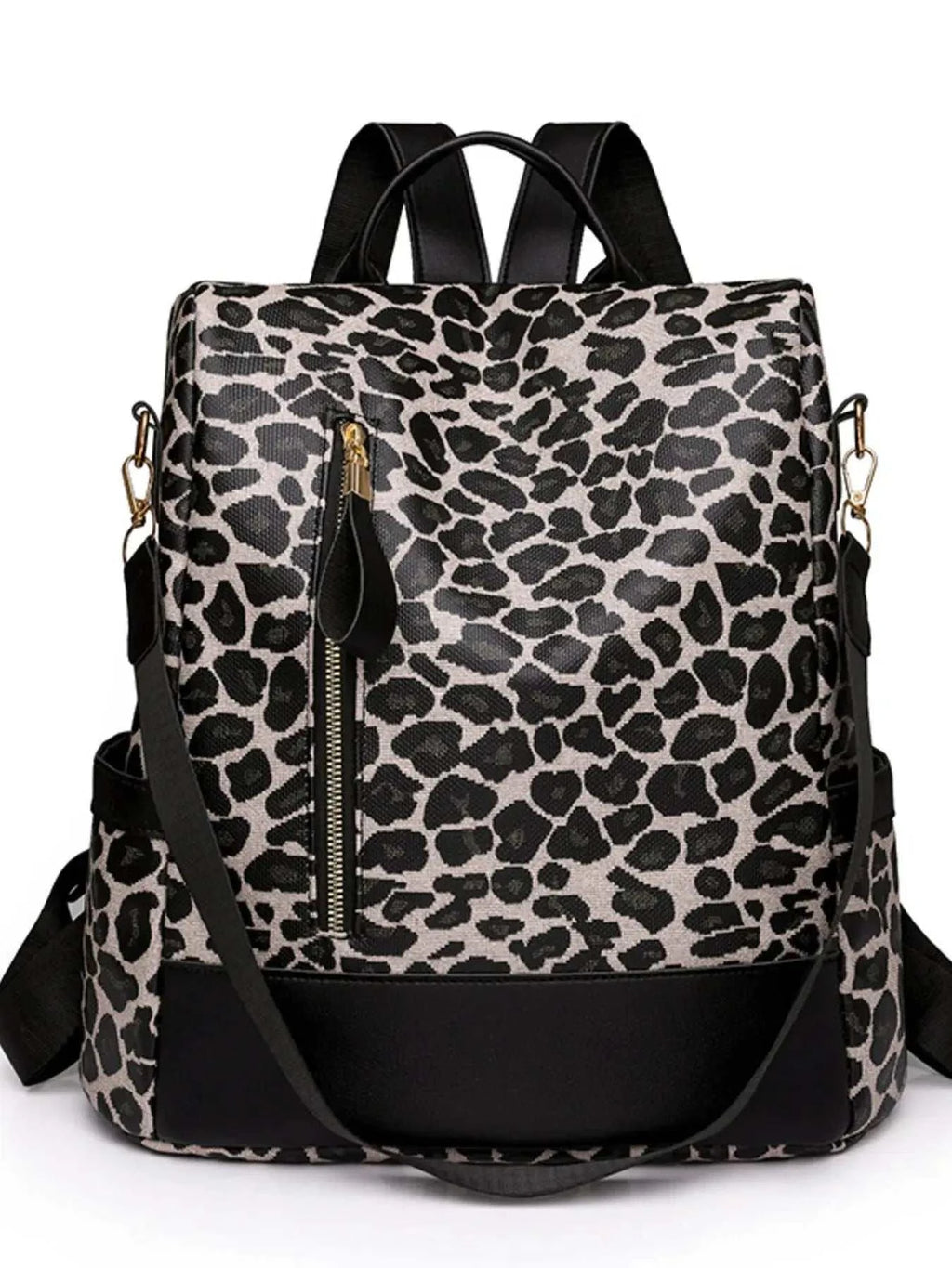 Leopard Print Backpack Bag - GlowUp Garments