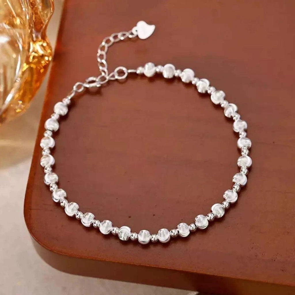 925 Sterling Silver Beaded Bracelet - GlowUp Garments