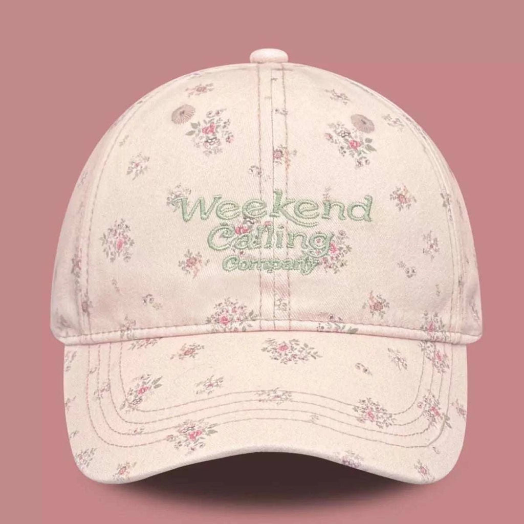 Floral Print Baseball Cap - GlowUp Garments