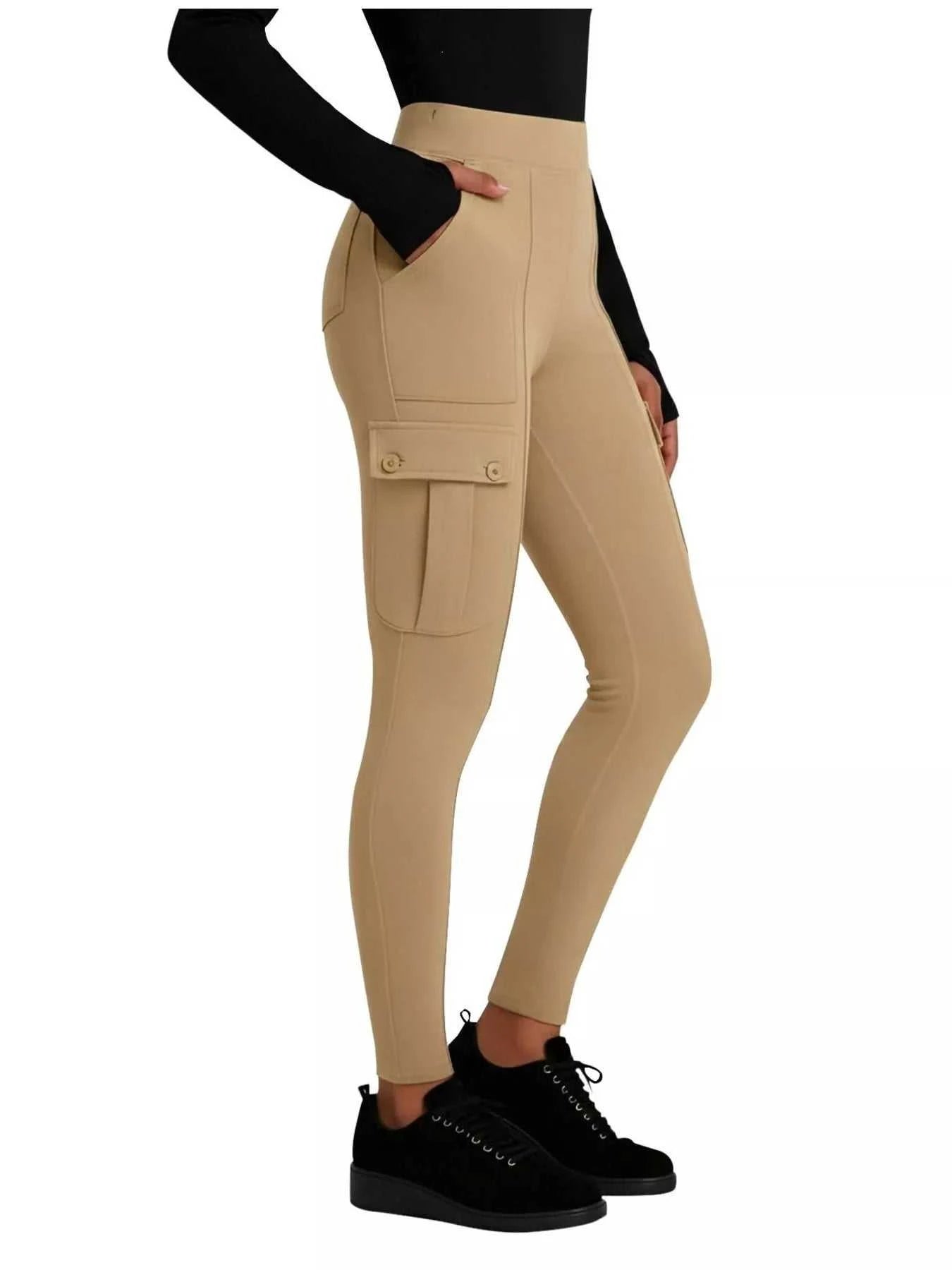 High Waist Active Pants - GlowUp Garments