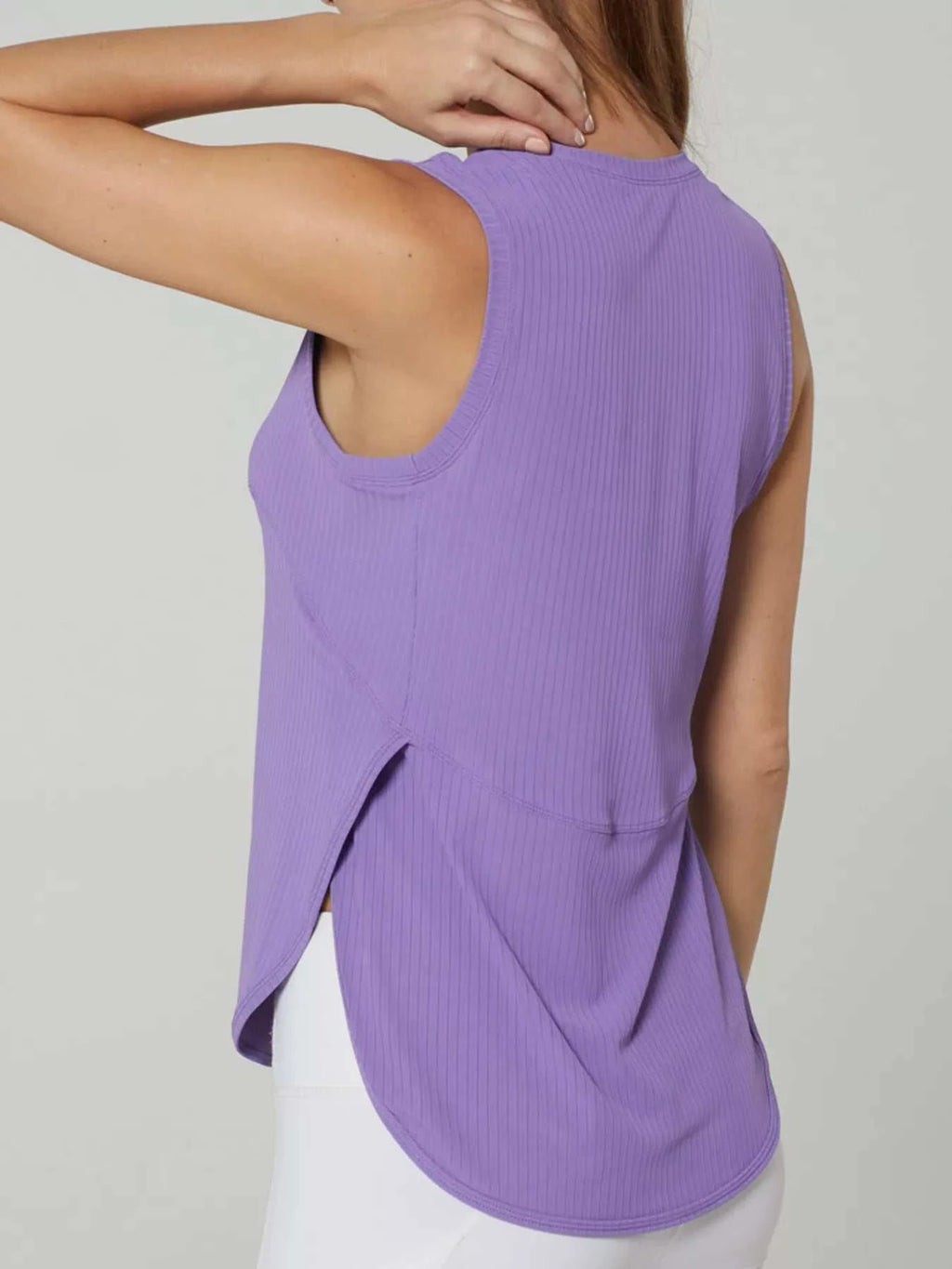 Lightweight Ribbed Active Tank - GlowUp Garments