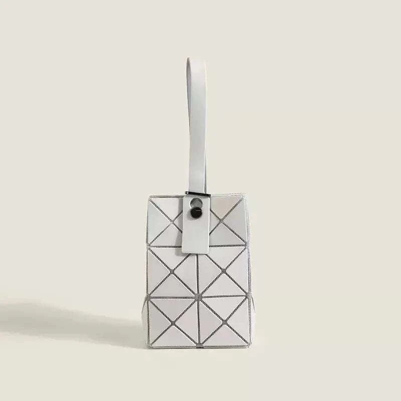 Geometric Panel Foldable Handbag - GlowUp Garments