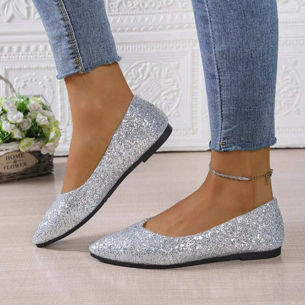 Point Toe Flats Slip-Ons - GlowUp Garments