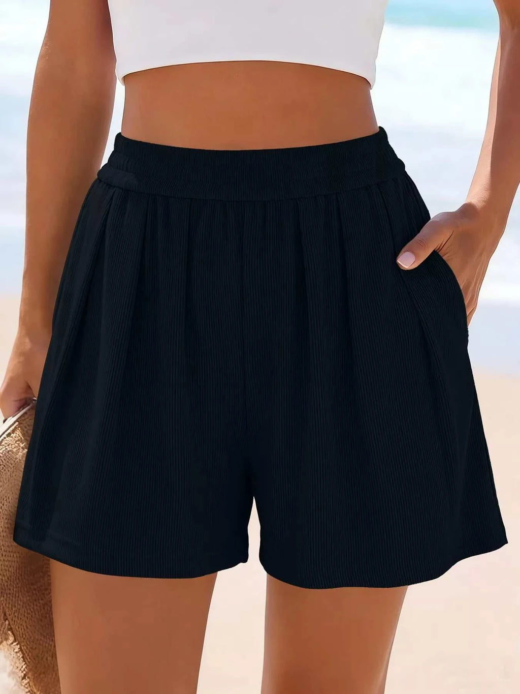 High-Waisted Shorts - GlowUp Garments