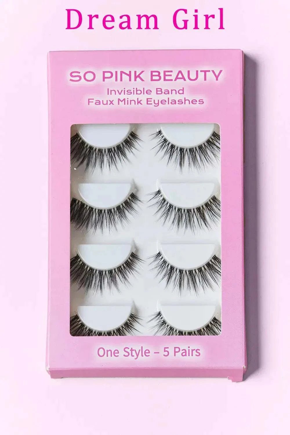 Faux Mink Eyelashes 5 Pairs - GlowUp Garments