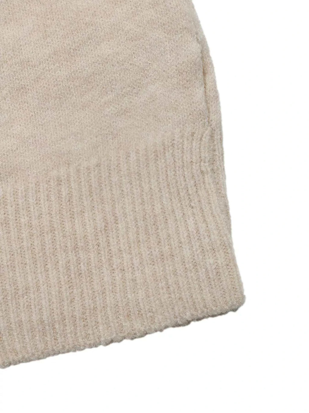 Tied Surplice Long Sleeve Sweater - GlowUp Garments