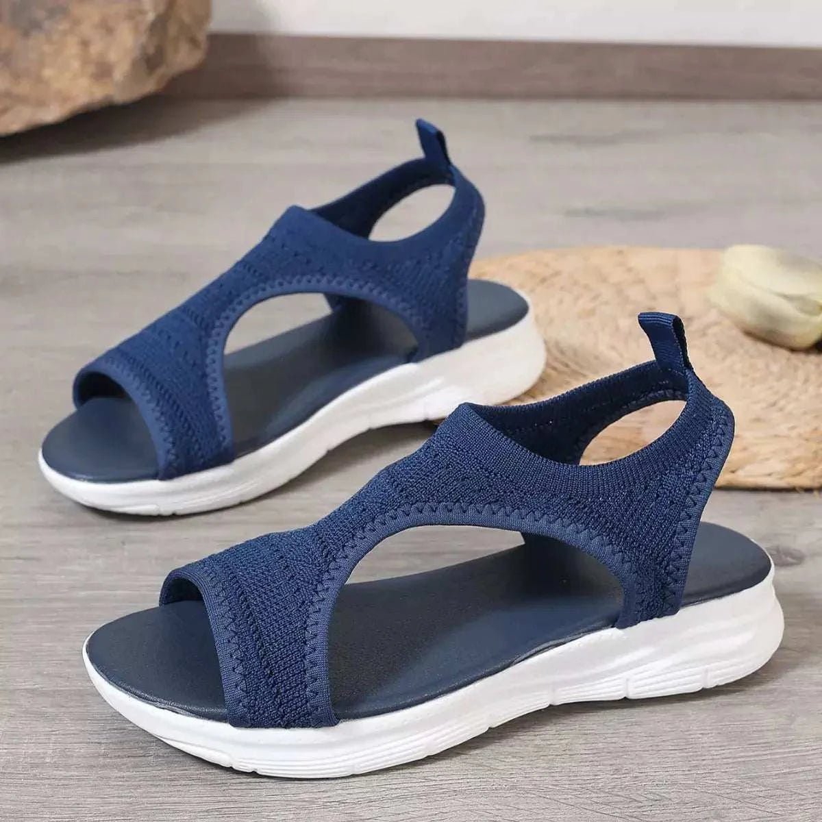 Open Toe Platform Sandals - GlowUp Garments