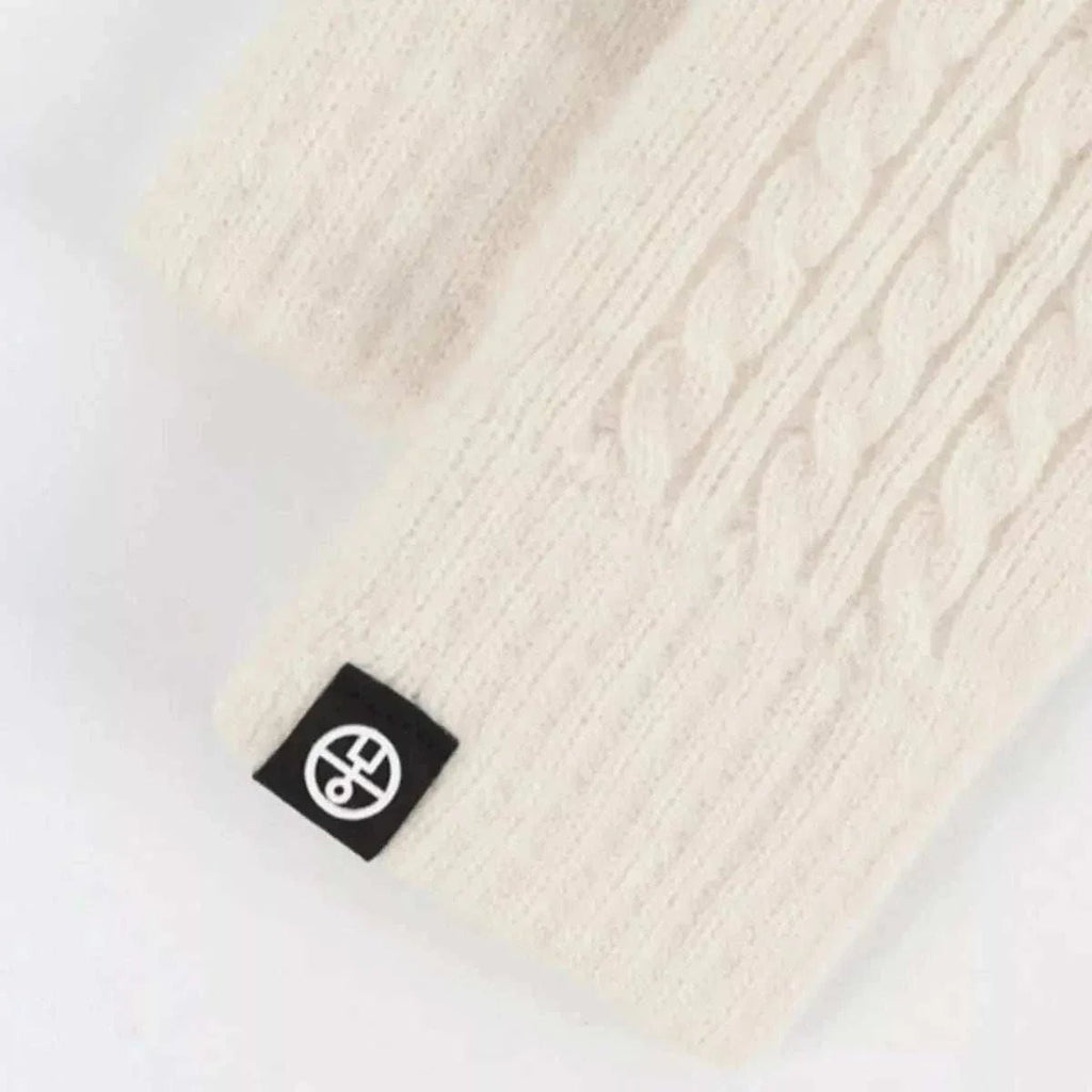 Cable Knit Touchscreen Gloves - GlowUp Garments
