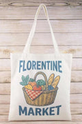Florentine Market Tote Bag - GlowUp Garments