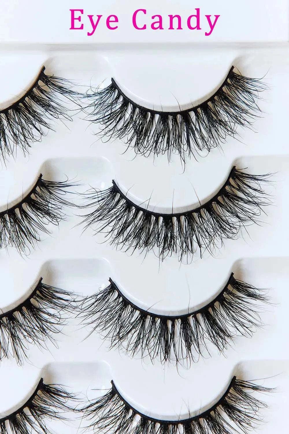 Mink Eyelashes 5 Pairs - GlowUp Garments