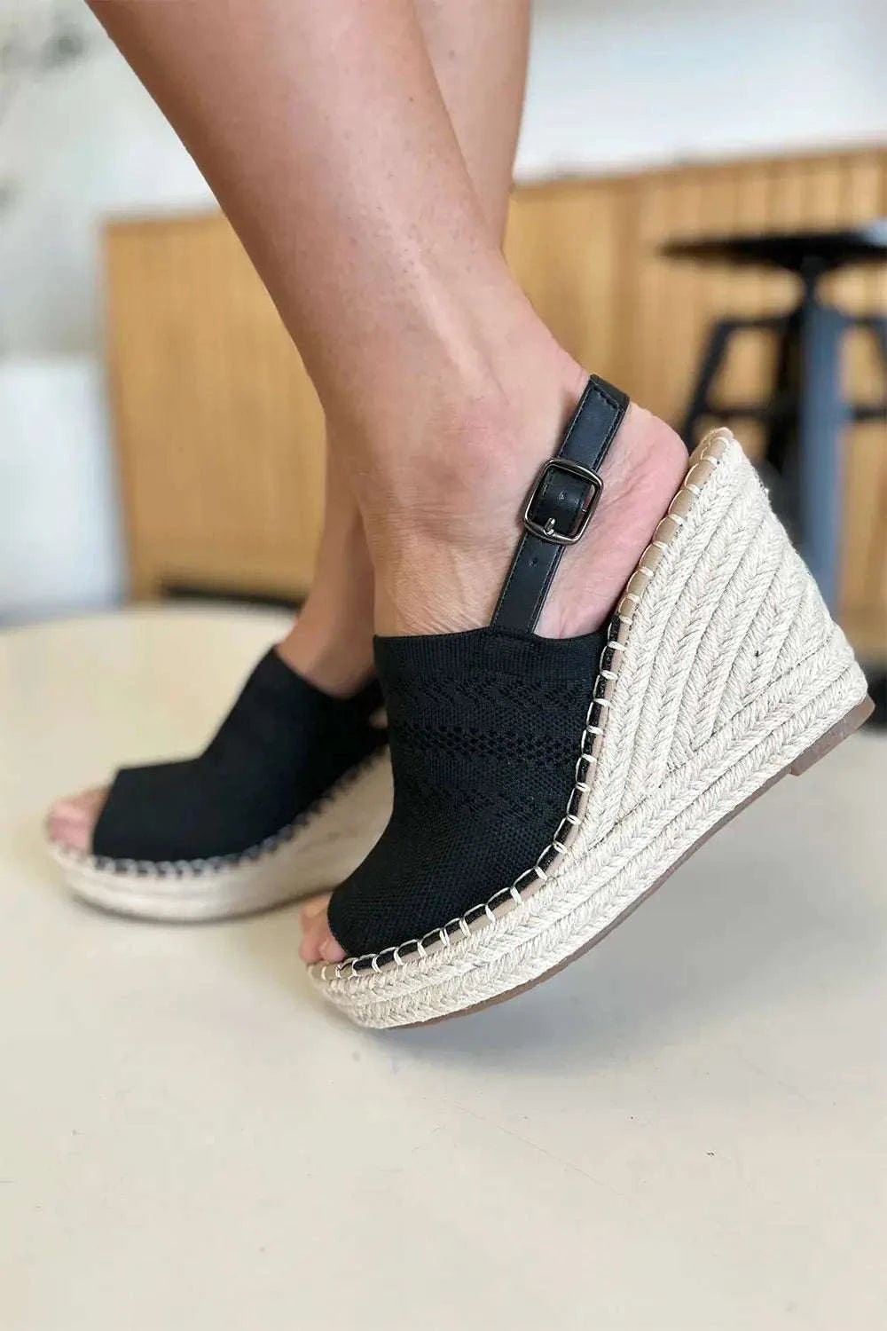 Forever Link Peep Toe High Heel Sandals - GlowUp Garments