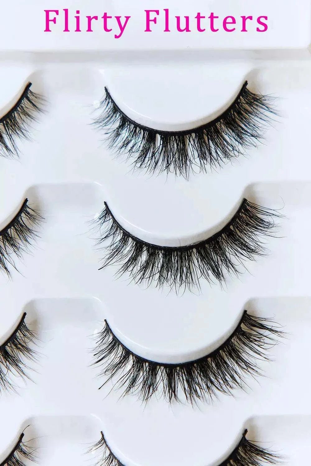 Mink Eyelashes 5 Pairs - GlowUp Garments
