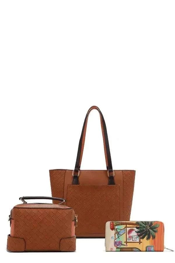 Sun and Sand 3 Piece Bag Set - GlowUp Garments