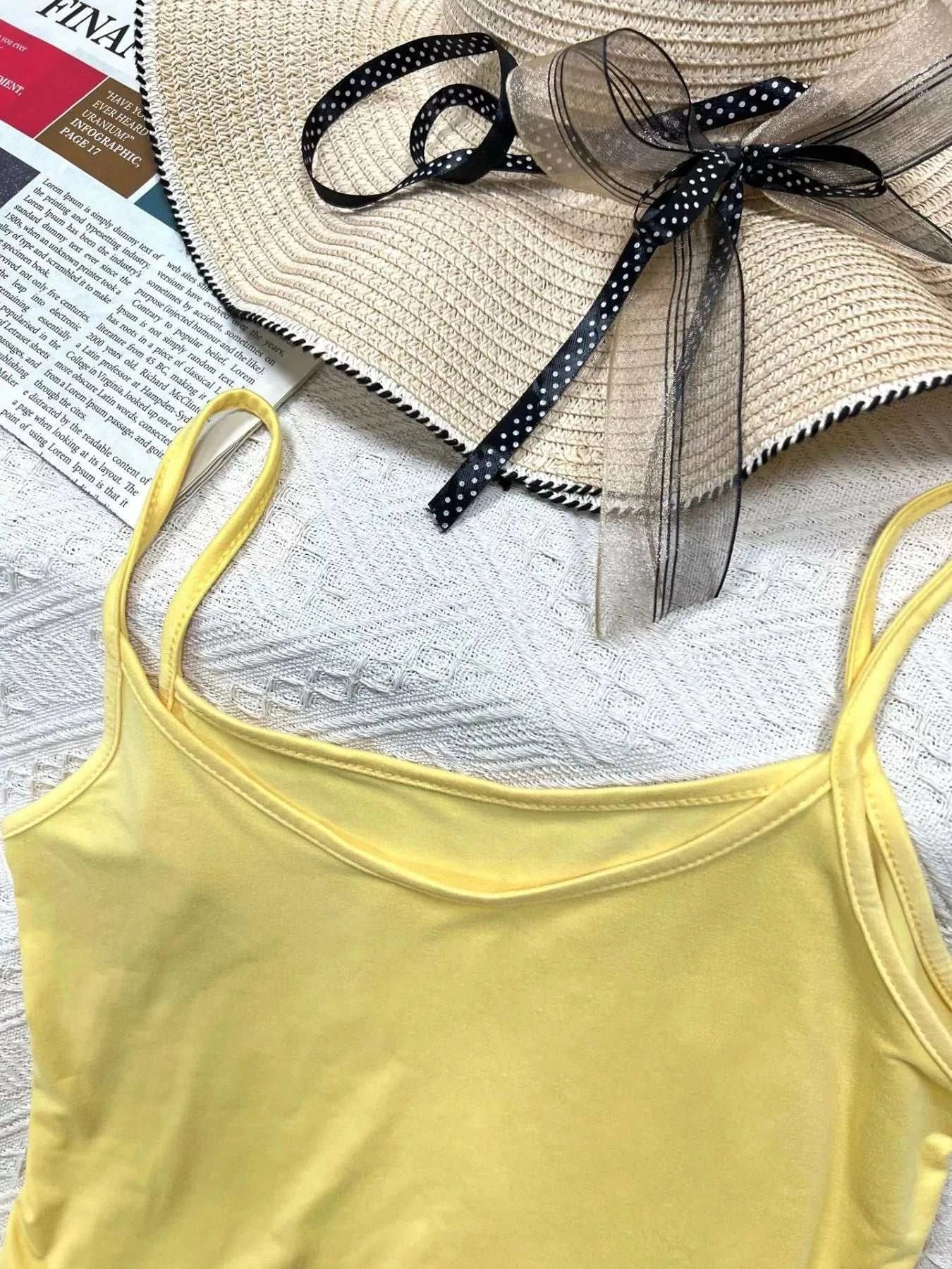 Scoop Neck Cami and Shorts Active Set - GlowUp Garments