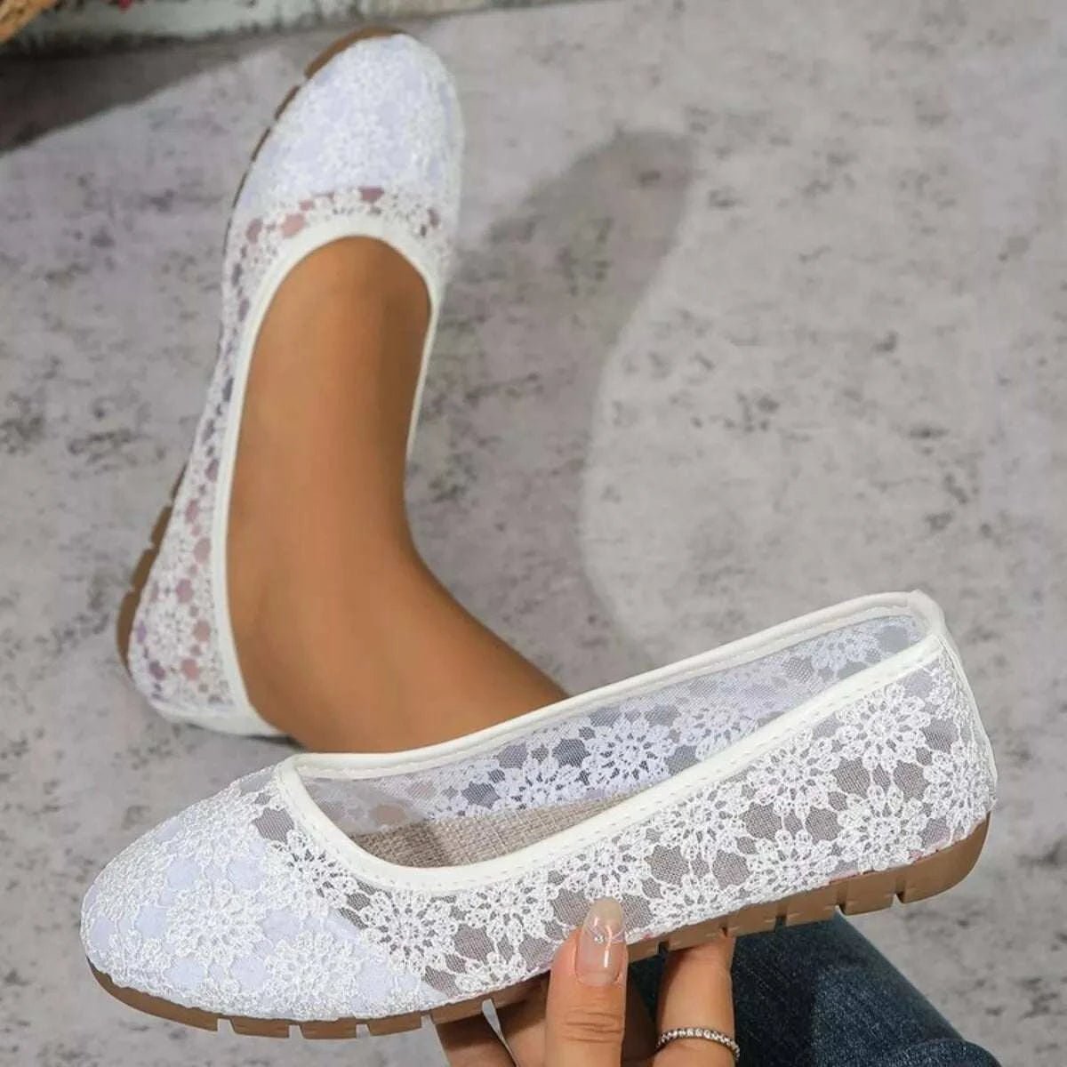 Round Toe Slip-Ons - GlowUp Garments
