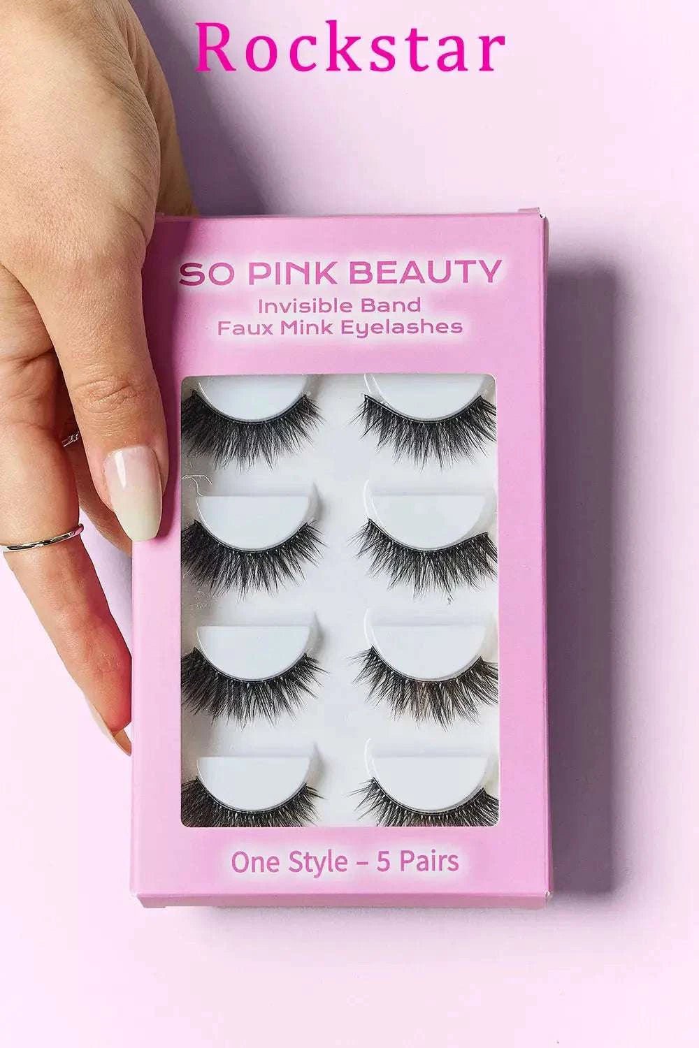 Faux Mink Eyelashes 5 Pairs - GlowUp Garments