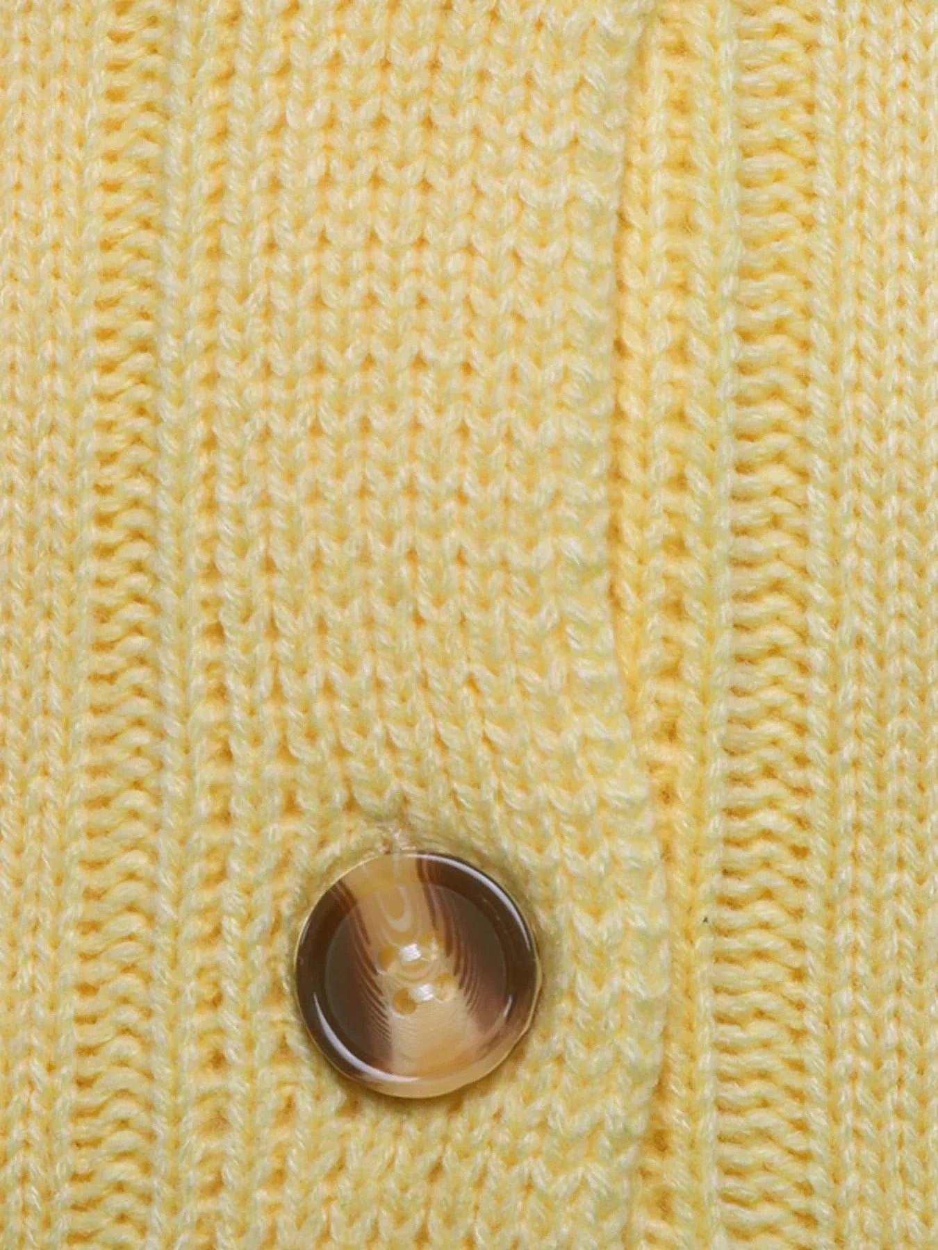 Button Up Dropped Shoulder Cardigan - GlowUp Garments