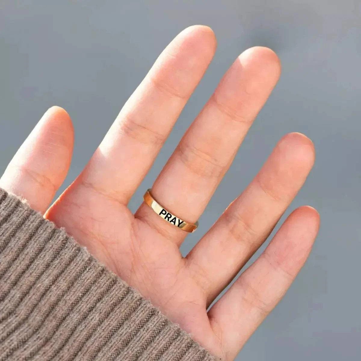 925 Sterling Silver Cross Ring - GlowUp Garments