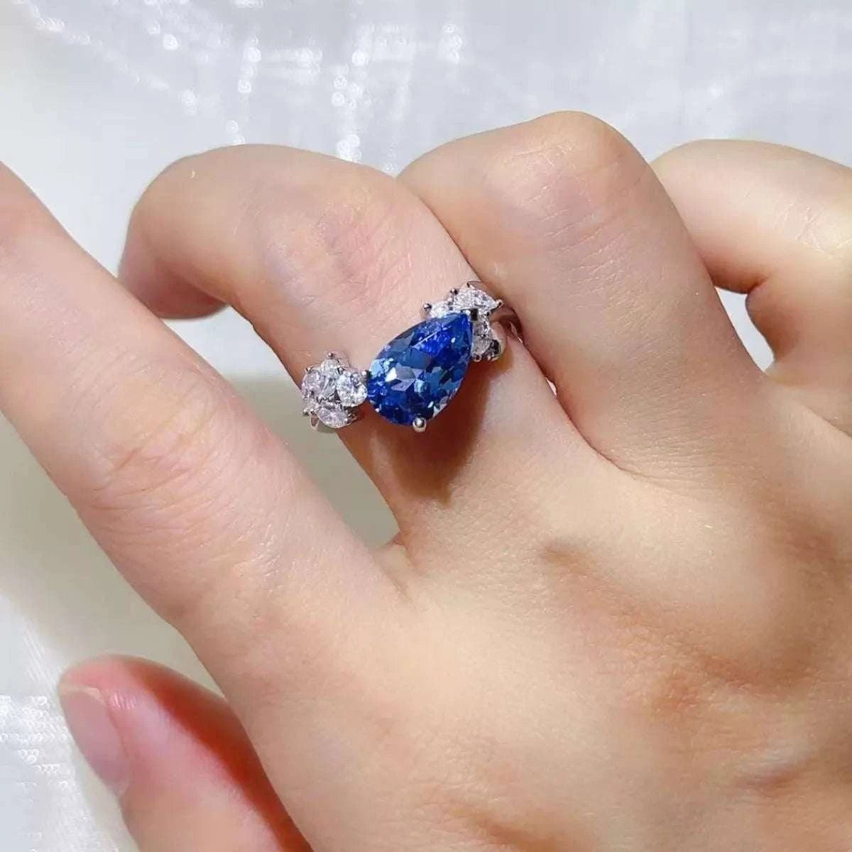 3 Carat Moissanite 925 Sterling Silver Ring - GlowUp Garments