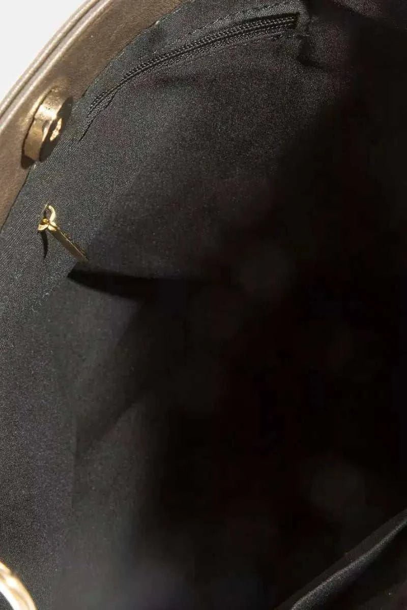 Studded Leather Bucket Bag - GlowUp Garments