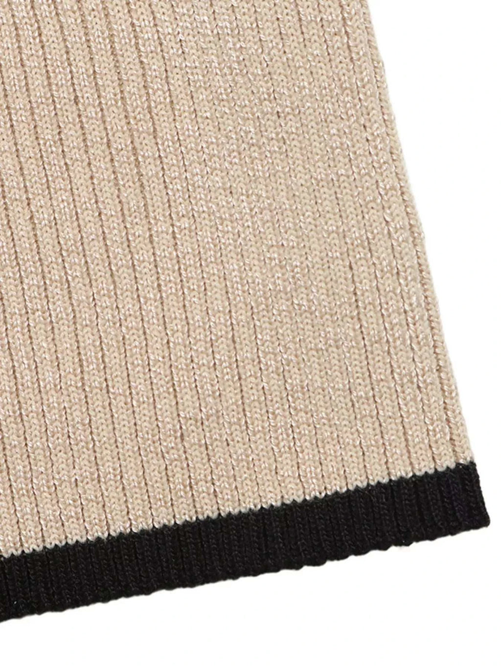Ribbed Mock Neck Flare Sleeve Sweater Dress - GlowUp Garments