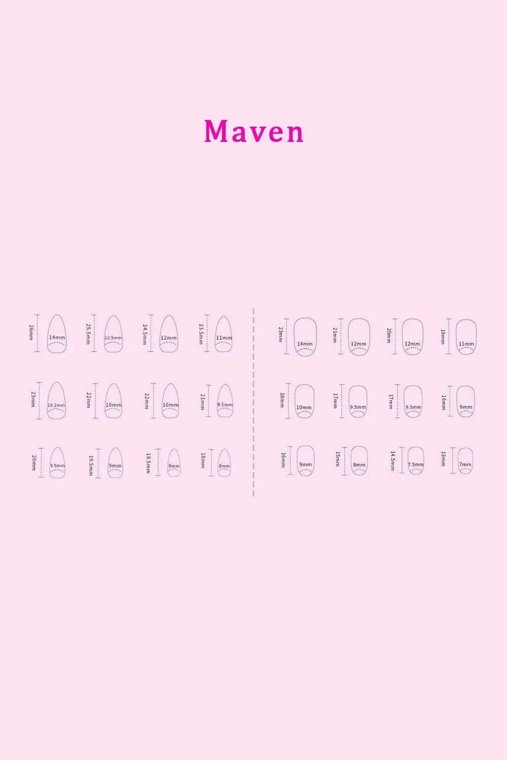 Press On Nails 2 Packs - GlowUp Garments