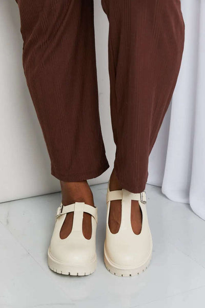 Forever Link Faux Leather Platform Mary Janes - GlowUp Garments