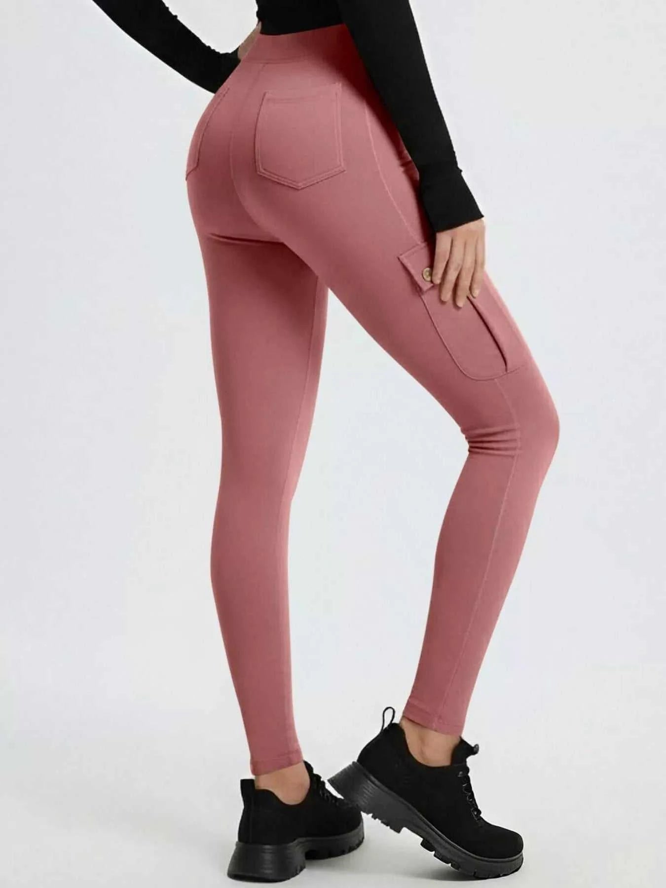 High Waist Active Pants - GlowUp Garments