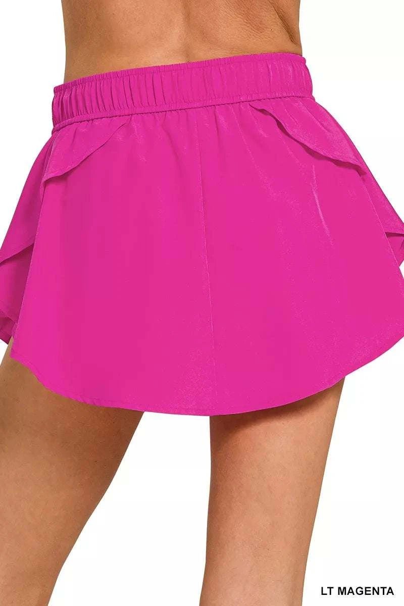 Soft Woven Active Skorts - GlowUp Garments