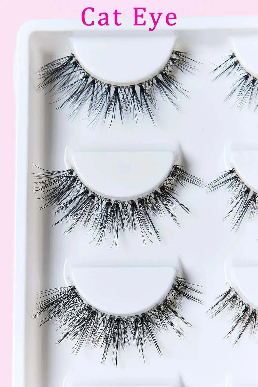 Faux Mink Eyelashes 5 Pairs - GlowUp Garments