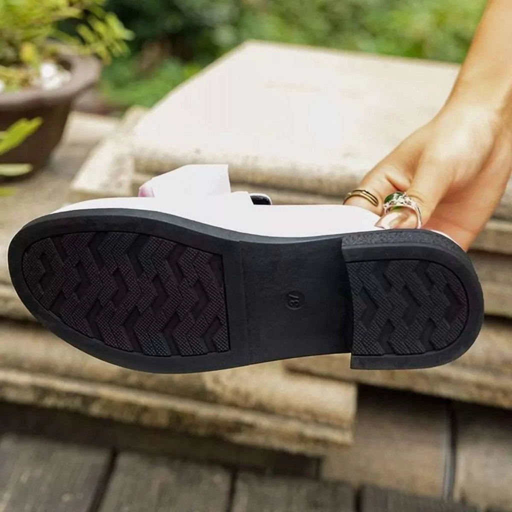 Round Toe Flats Loafers - GlowUp Garments