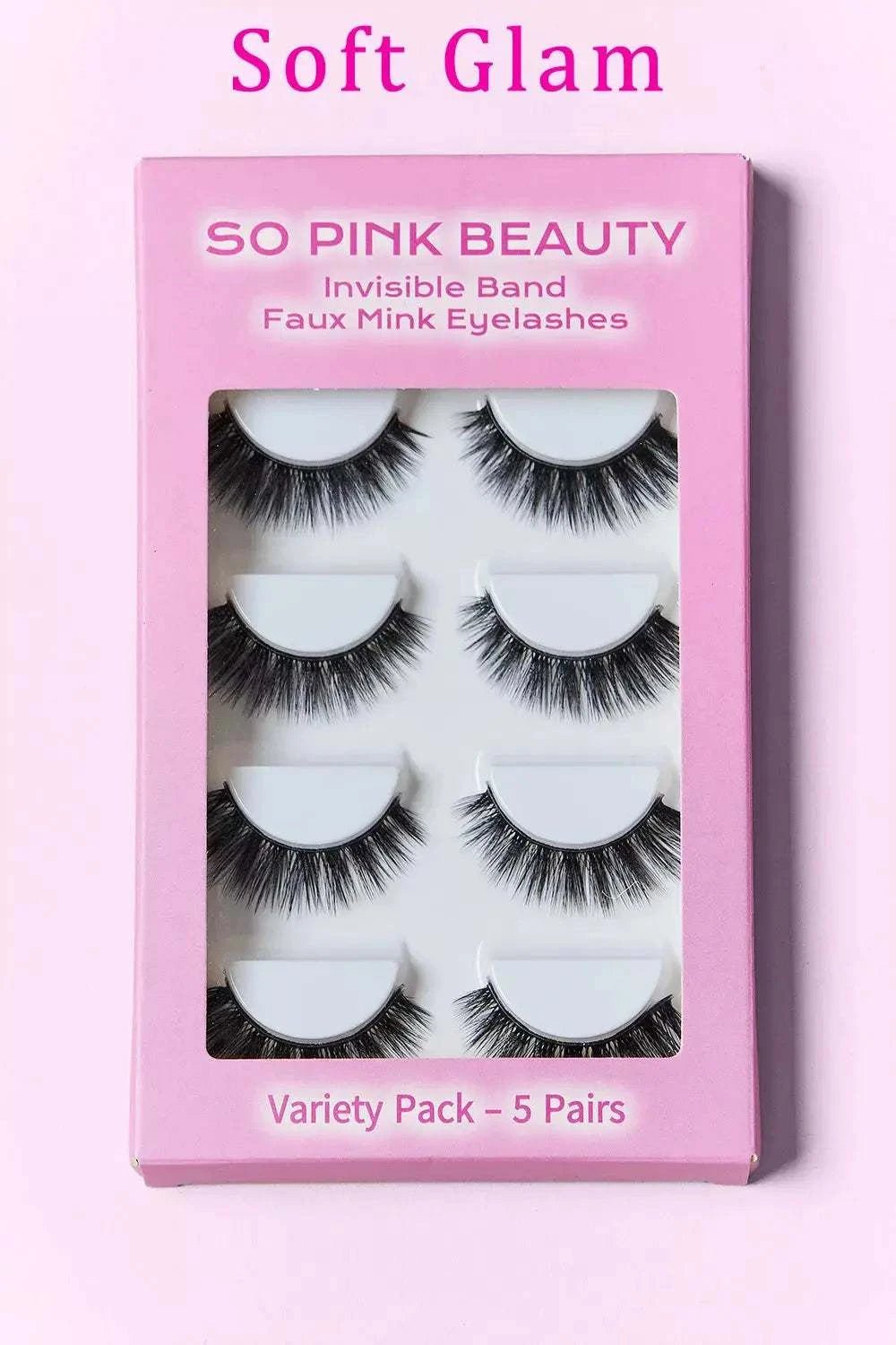 Mink Eyelashes 5 Pairs - GlowUp Garments