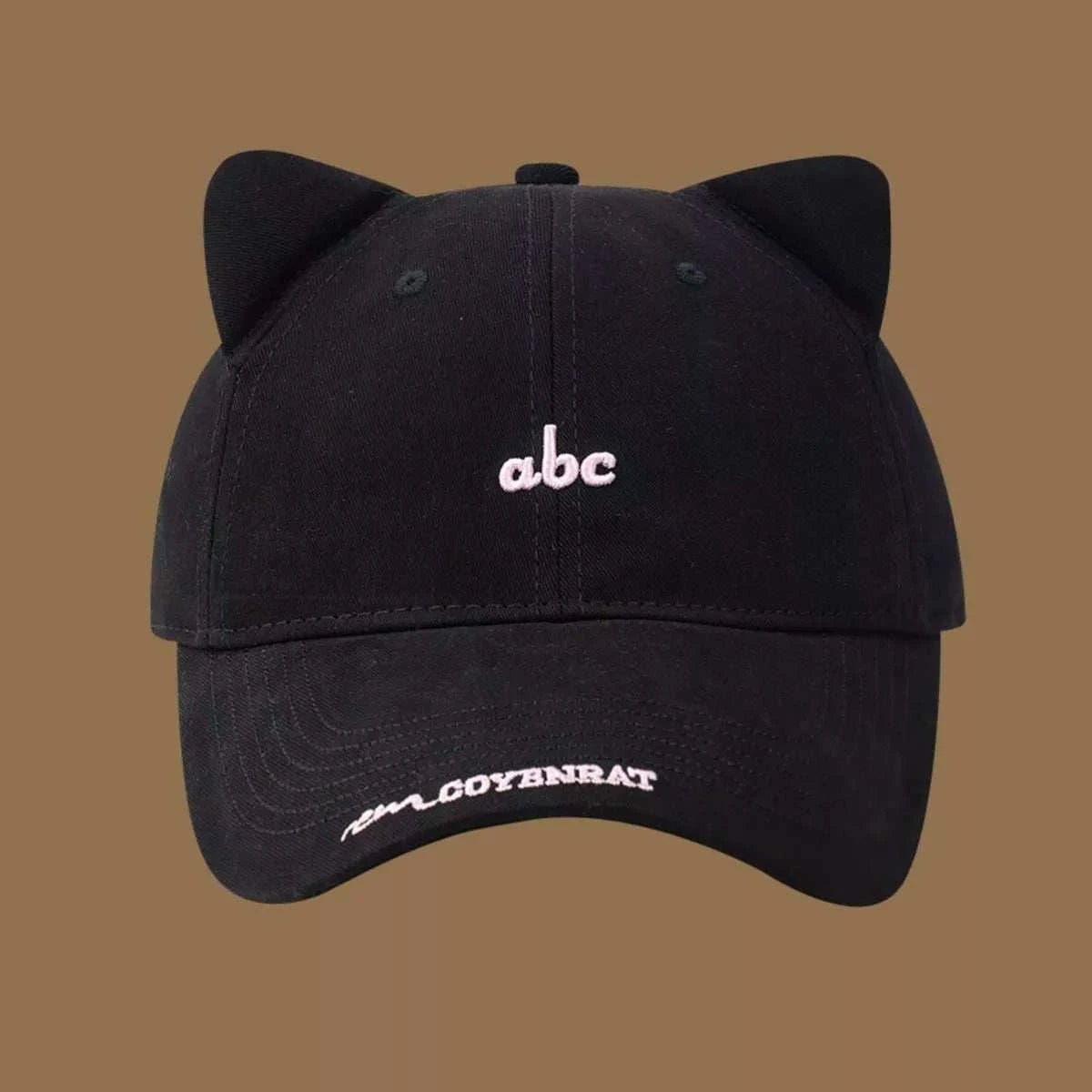 Cat Ear Baseball Cap - GlowUp Garments