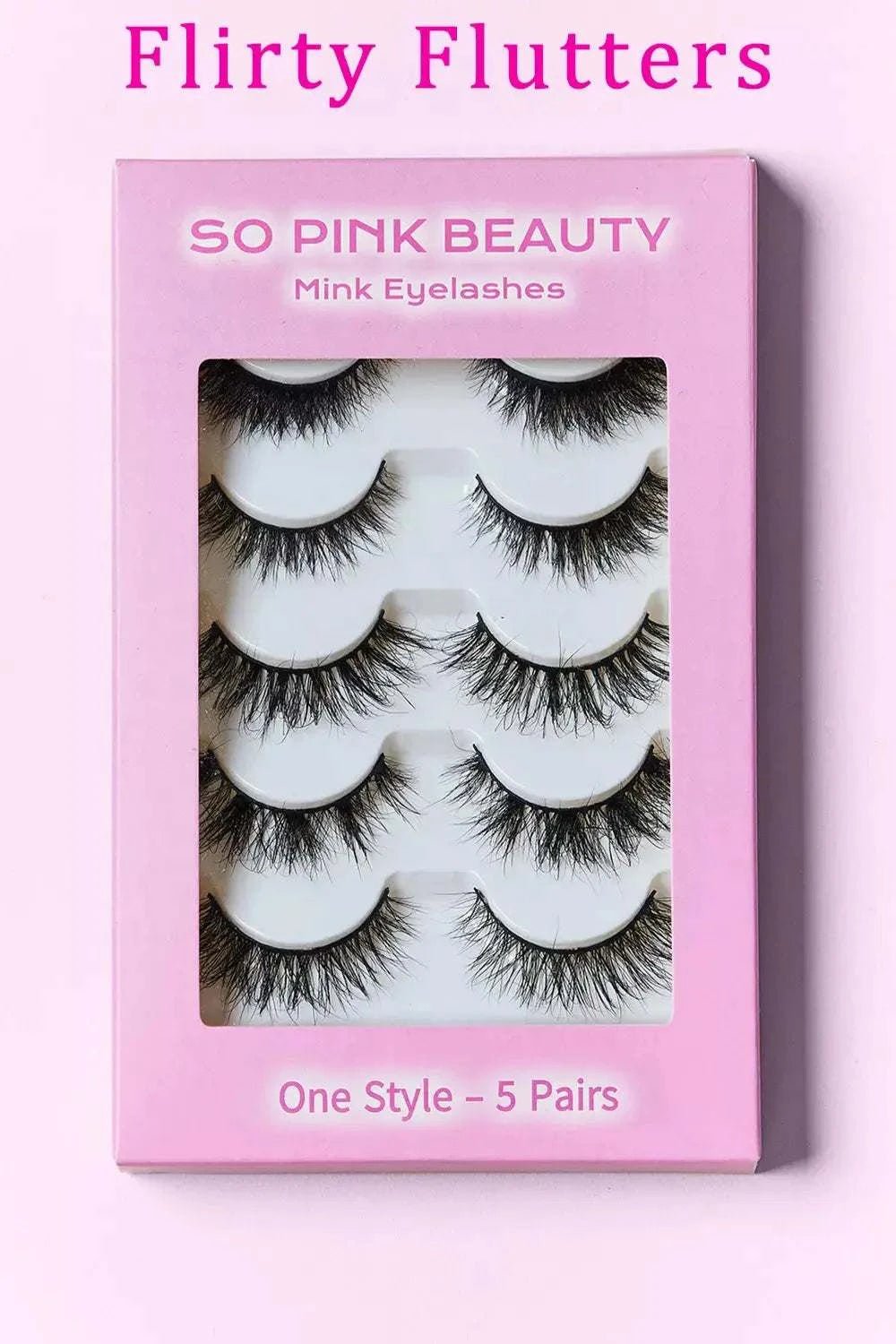 Mink Eyelashes 5 Pairs - GlowUp Garments