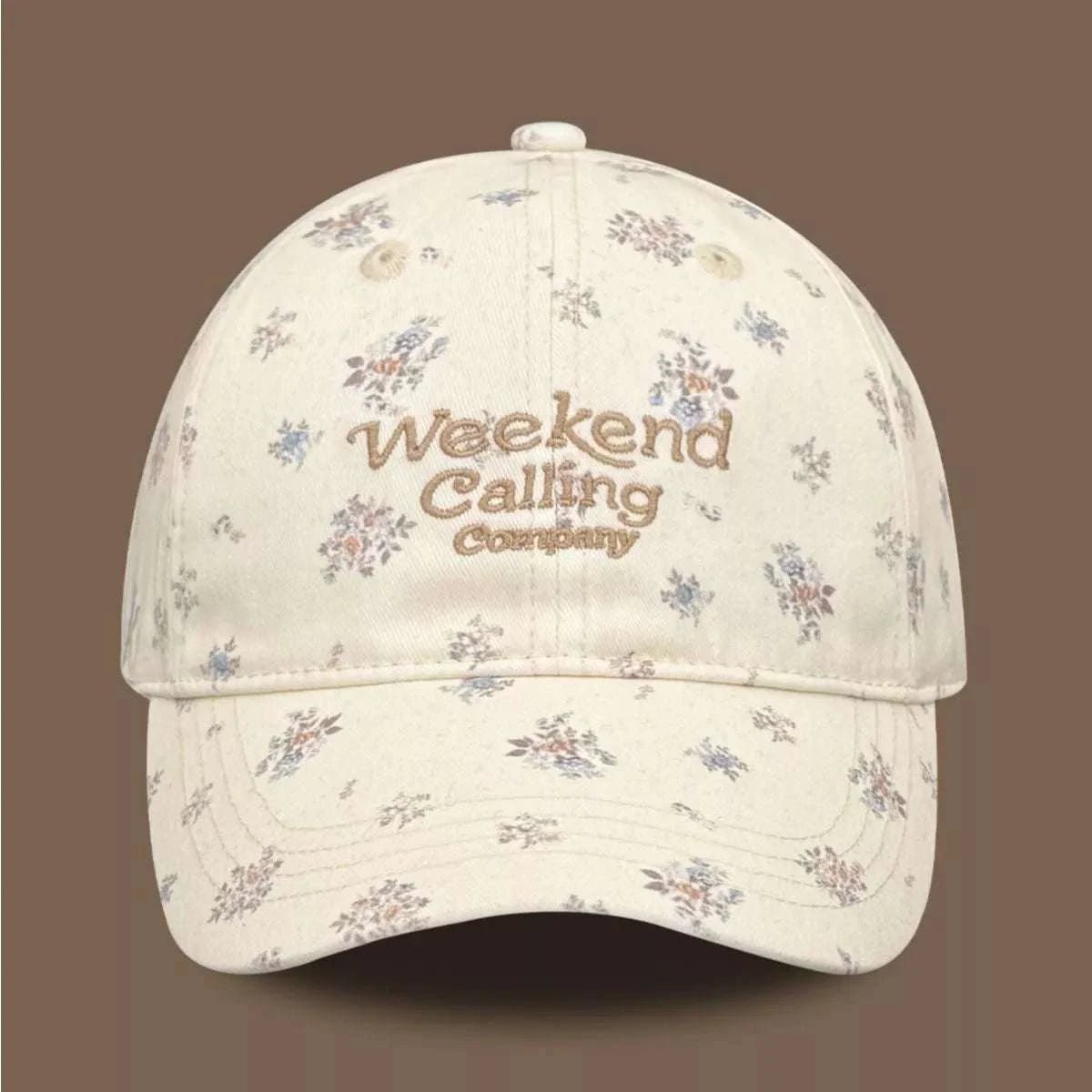 Floral Print Baseball Cap - GlowUp Garments