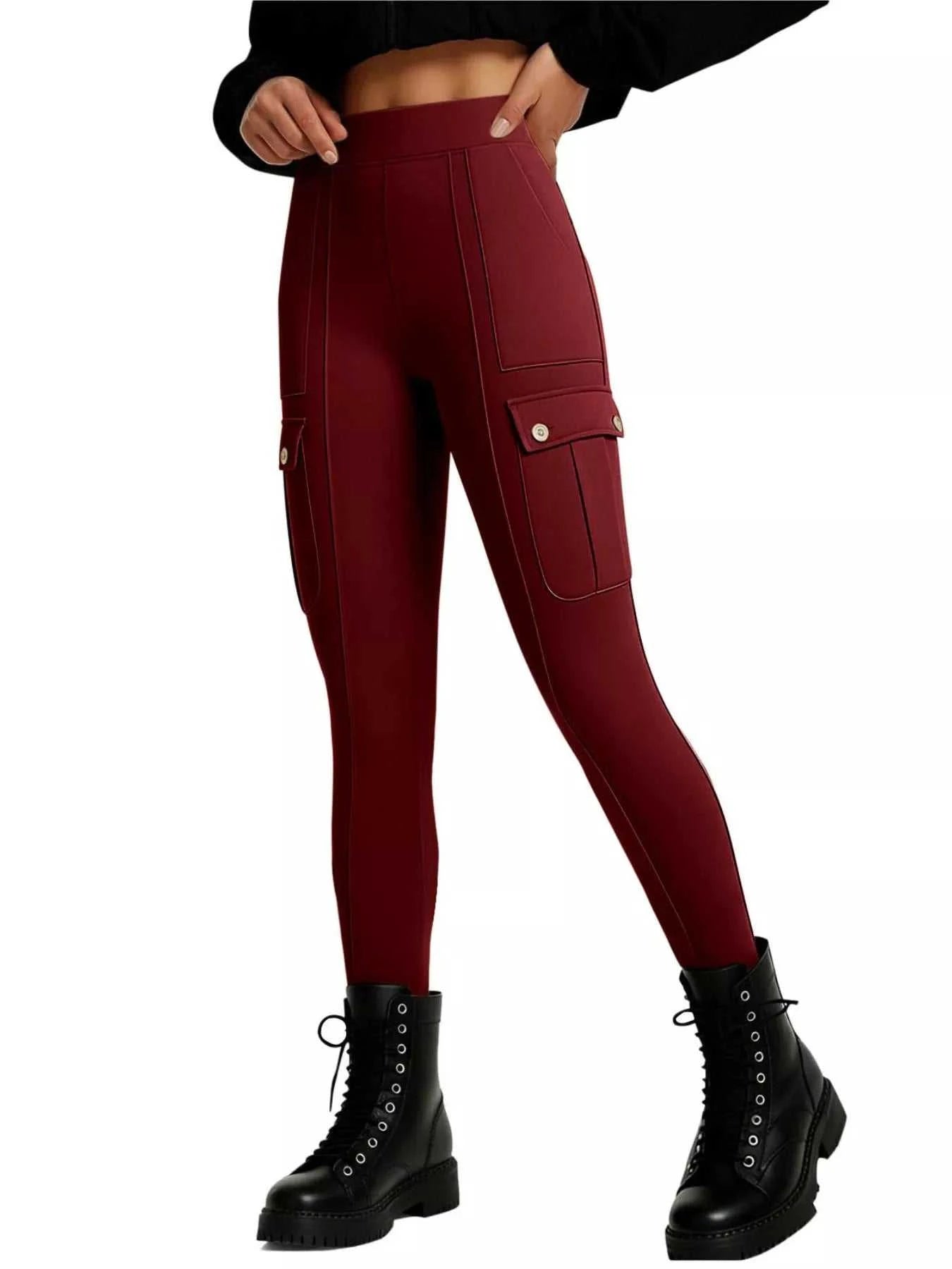 High Waist Active Pants - GlowUp Garments