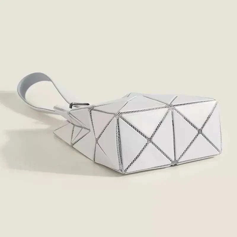 Geometric Panel Foldable Handbag - GlowUp Garments